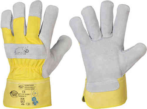 Aktion stronghand® 0119 Leder-Handschuhe - Der Holzstaplerhandschuh Gr. 11