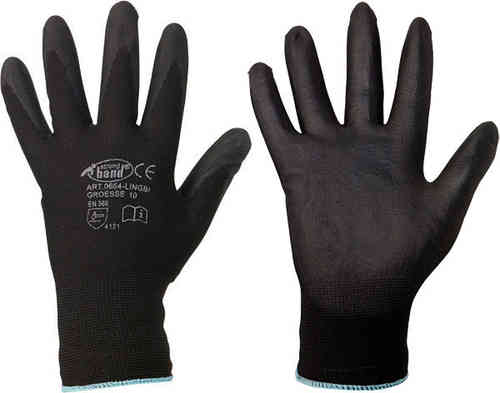 stronghand® 0710 Handschuhe PU - schwarz
