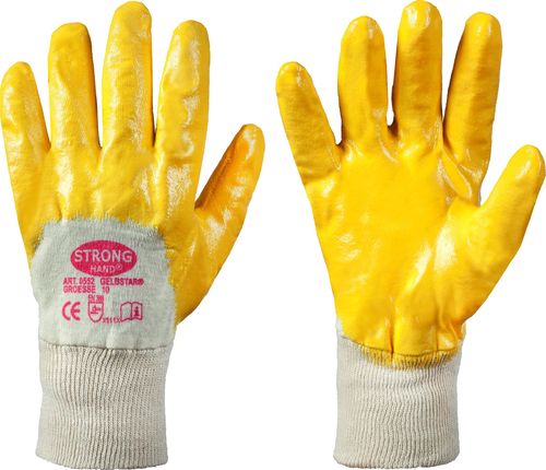 stronghand® 0552 Handschuhe (VE 144 Paar) - Nitril gelb