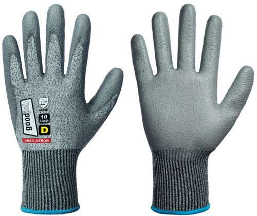 stronghand® 0842 Schnittschutz-Handschuhe D (VE) - PU - schwarz