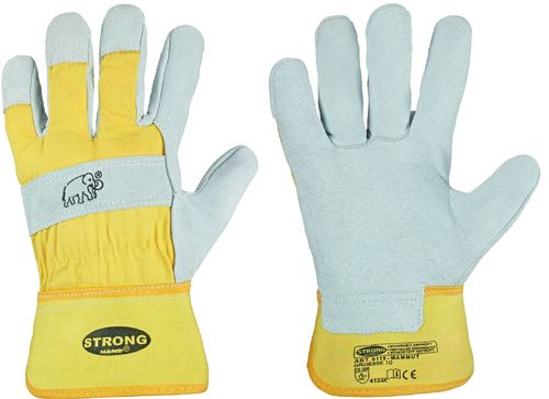 stronghand® 0119 Handschuhe (VE 60 Paar) - Rindspaltleder