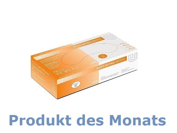 Unigloves SOFT® NITRIL WHITE EINWEGHANDSCHUHE (Box mit 200 Stück)